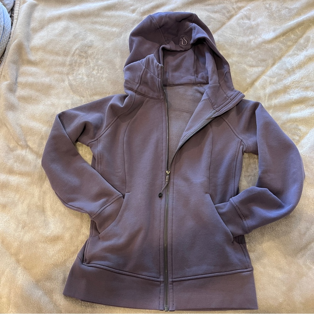 Lululemon Purple Zip-Up Hoodie